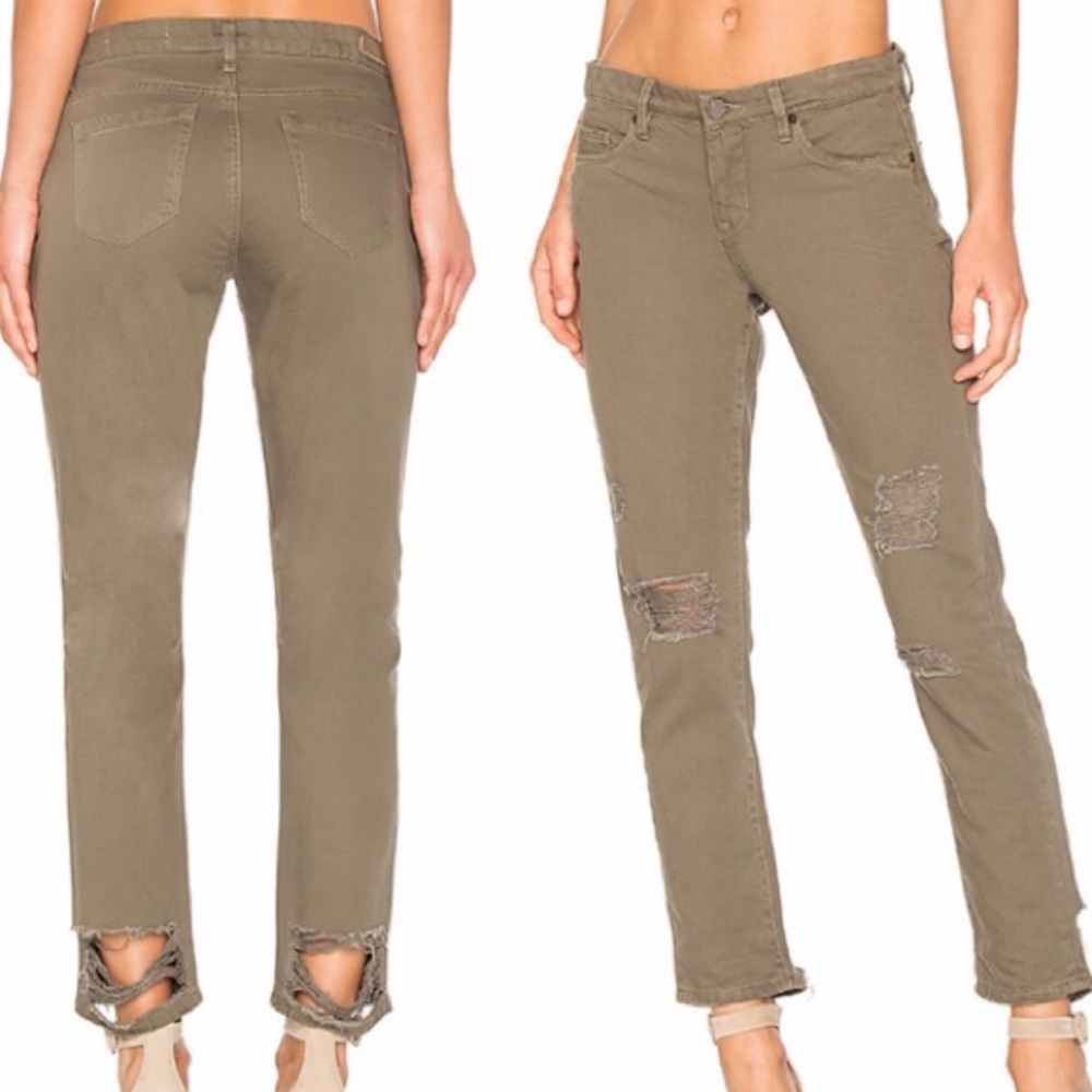 Blank NYC Cropped Girlfriend Jeans - 30